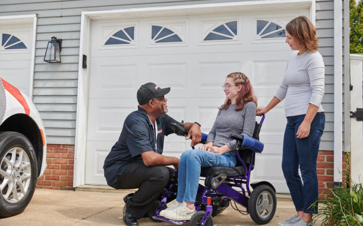 Non Emergency Medical Transportation ReliaRide Wheelchair Van Pickup